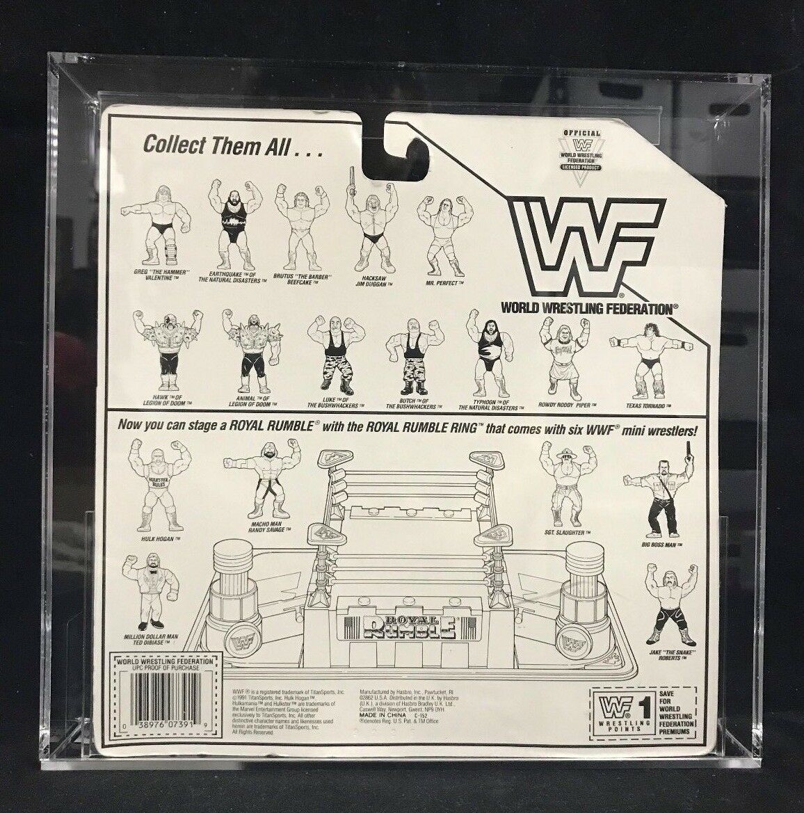 WWF Hasbro Mini Wrestlers Typhoon and Earthquake of the Natural Disasters & Animal and Hawk of the Legion of Doom Action & Toy Figures PWcatalog