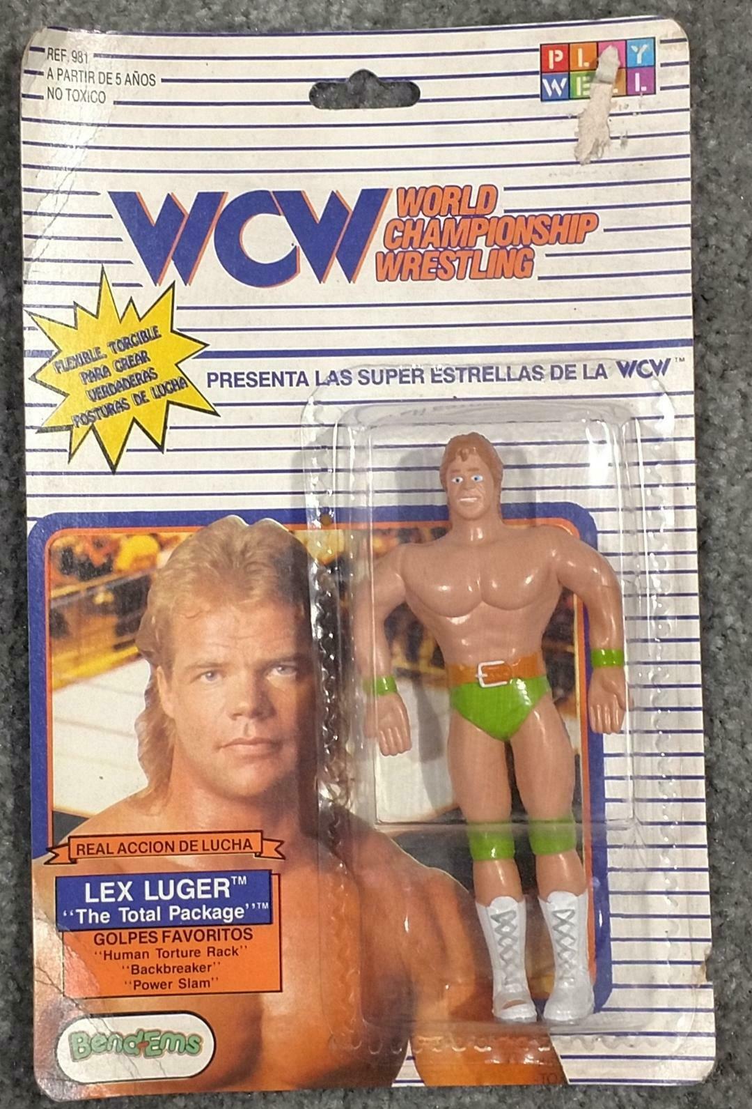 WCW Just Toys Bend-Ems Lex Luger Action & Toy Figures PWcatalog