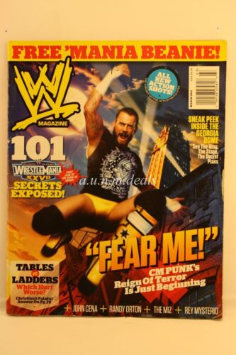 WWE Magazine March 2011 Wrestlemanie free `mania beane Magazine PWcatalog