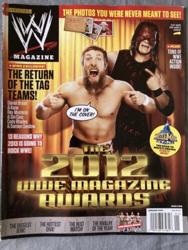 WWE Magazine January 2013 back cover Magazine PWcatalog