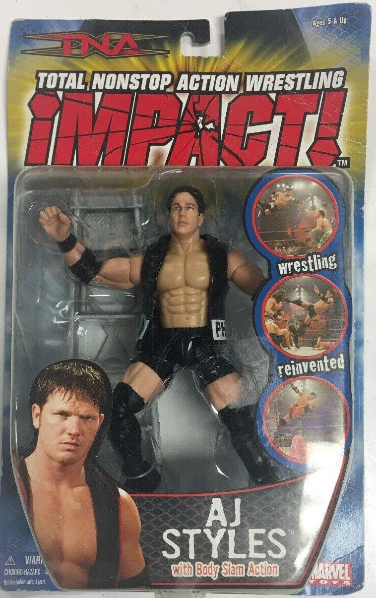 TNA/Impact Wrestling Marvel Toys TNA Wrestling Impact! 1 AJ Styles Action & Toy Figures PWcatalog