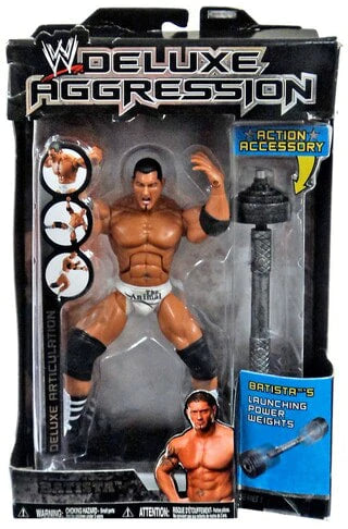 WWE Jakks Pacific Deluxe Aggression 1 Batista Action & Toy Figures PWcatalog