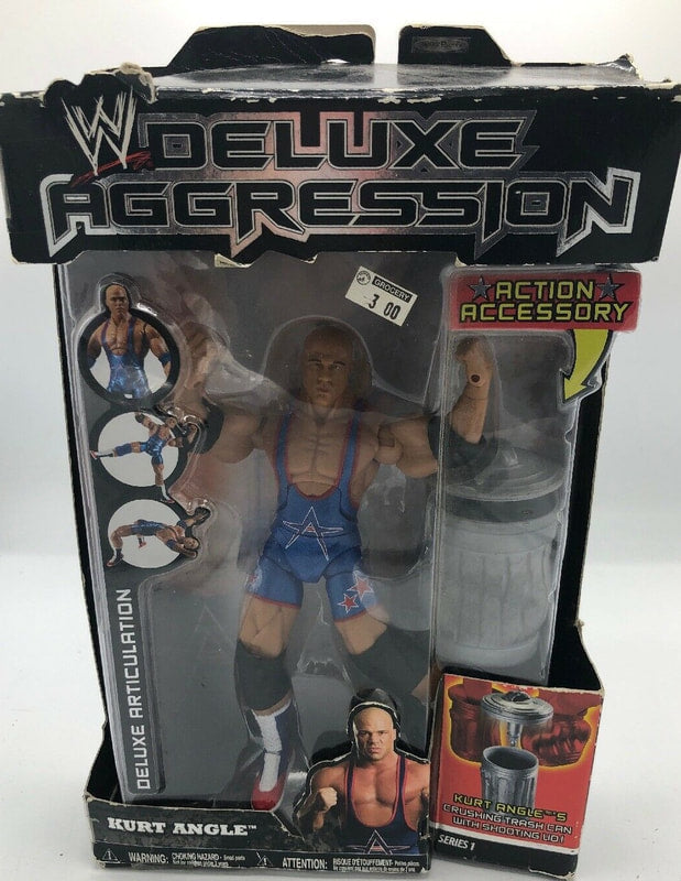 WWE Jakks Pacific Deluxe Aggression 1 Kurt Angle Action & Toy Figures PWcatalog