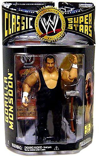 WWE Jakks Pacific Classic Superstars 10 Gorilla Monsoon Action & Toy Figures PWcatalog