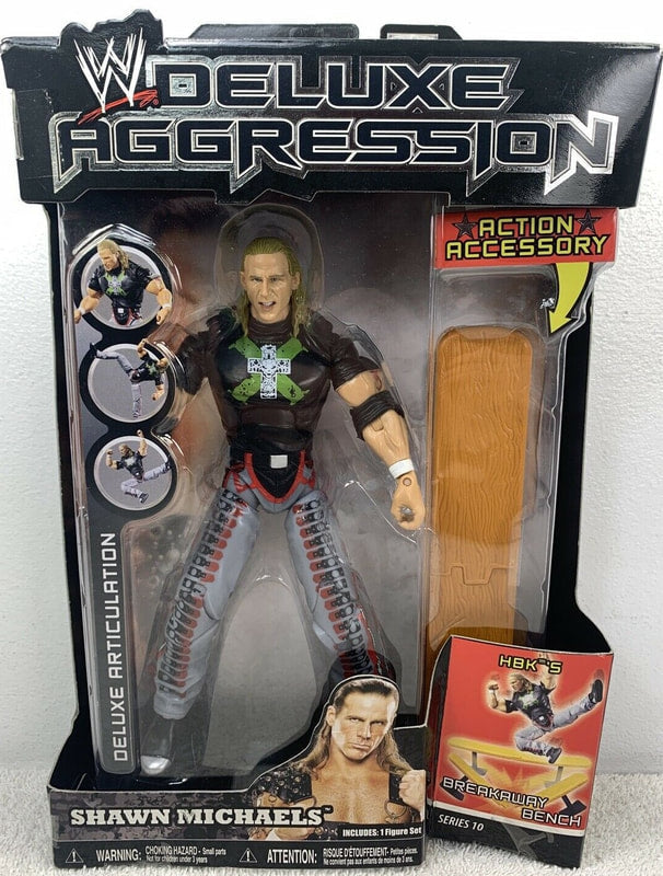 WWE Jakks Pacific Deluxe Aggression 10 Shawn Michaels Action & Toy Figures PWcatalog