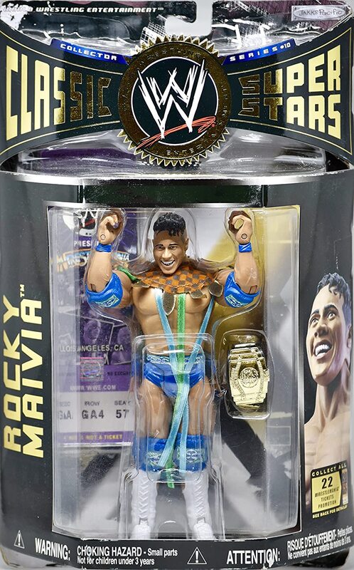 WWE Jakks Pacific Classic Superstars 10 Rocky Maivia Action & Toy Figures PWcatalog