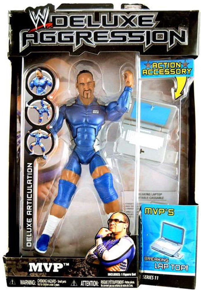 WWE Jakks Pacific Deluxe Aggression 11 MVP Action & Toy Figures PWcatalog