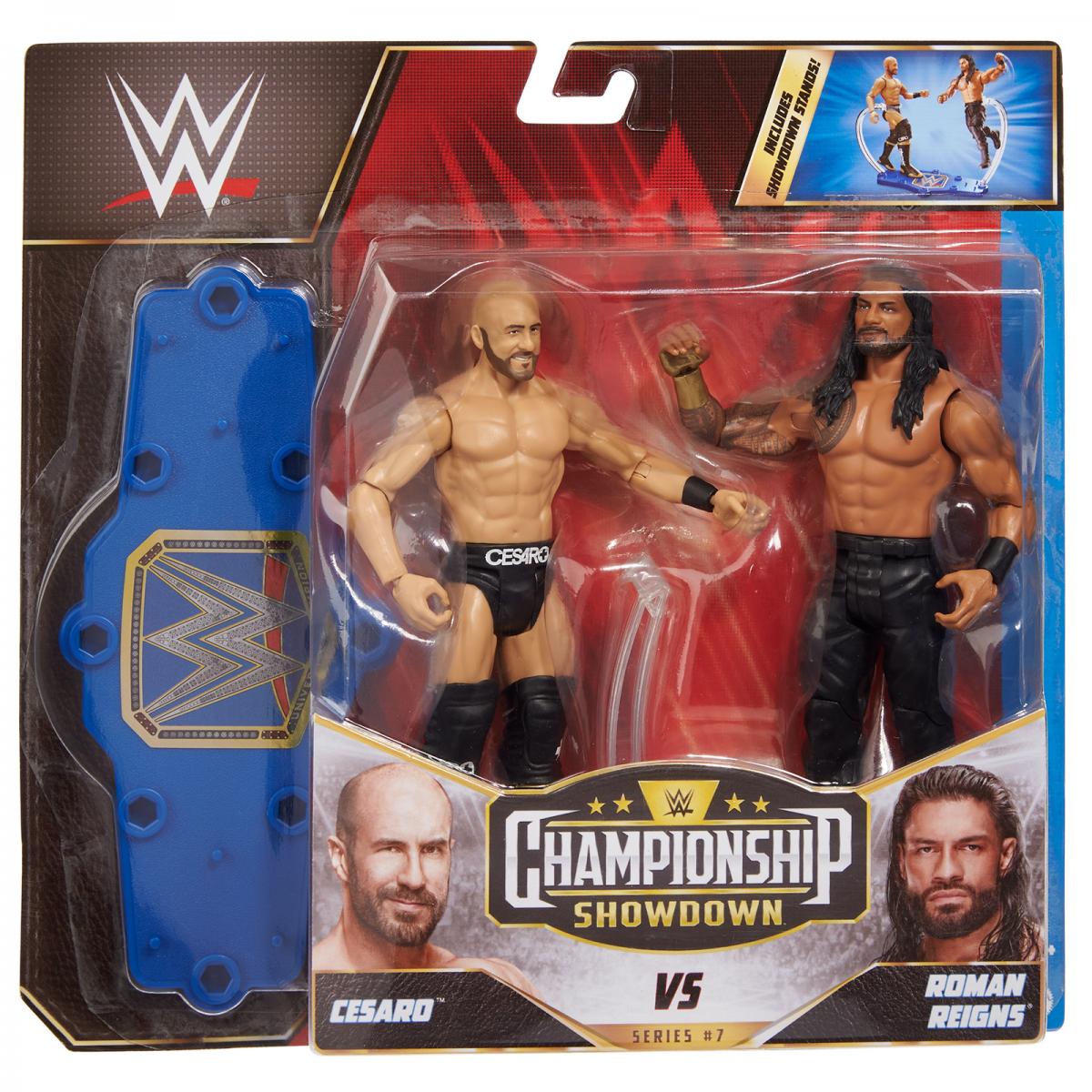 WWE Mattel Championship Showdown 7 Cesaro vs. Roman Reigns Action & Toy Figures PWcatalog