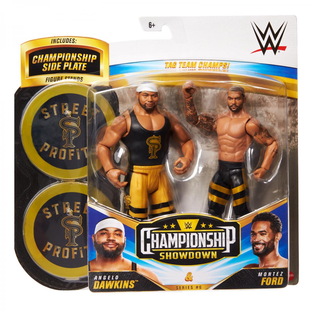 WWE Mattel Championship Showdown 6 The Street Profits: Angelo Dawkins & Montez Ford Action & Toy Figures PWcatalog