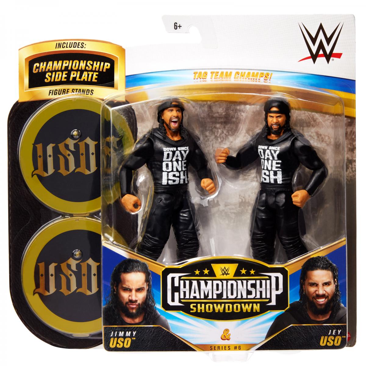 WWE Mattel Championship Showdown 6 The Usos: Jimmy Uso & Jey Uso Action & Toy Figures PWcatalog