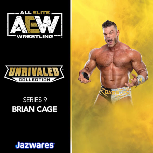 AEW Jazwares Unrivaled Collection 9 Brian Cage Action & Toy Figures PWcatalog