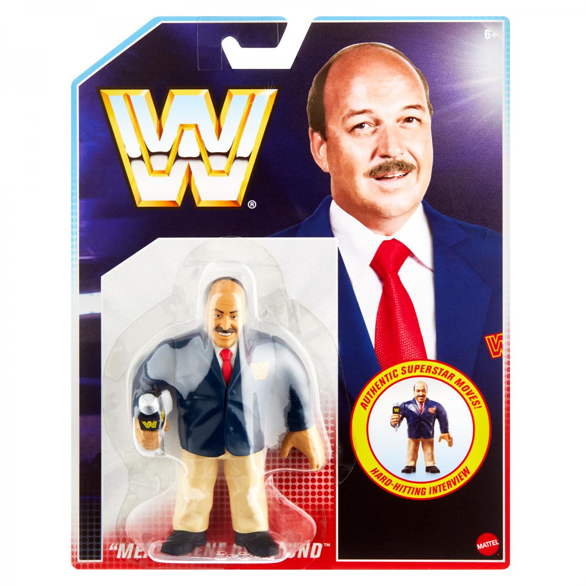 WWE Mattel Retro Wave 1 Mean Gene Okerlund Action & Toy Figures PWcatalog