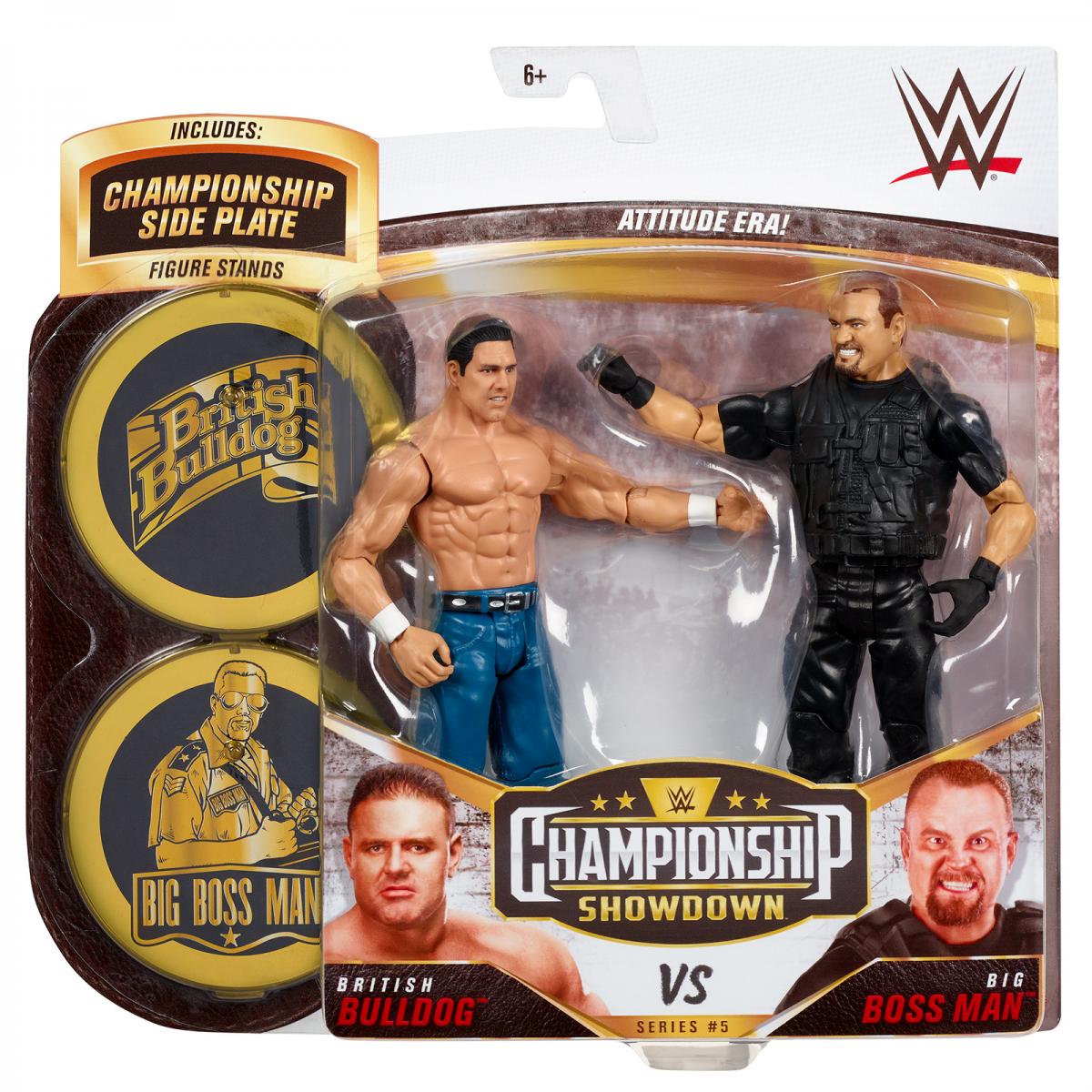 WWE Mattel Championship Showdown 5 British Bulldog vs. Big Boss Man Action & Toy Figures PWcatalog