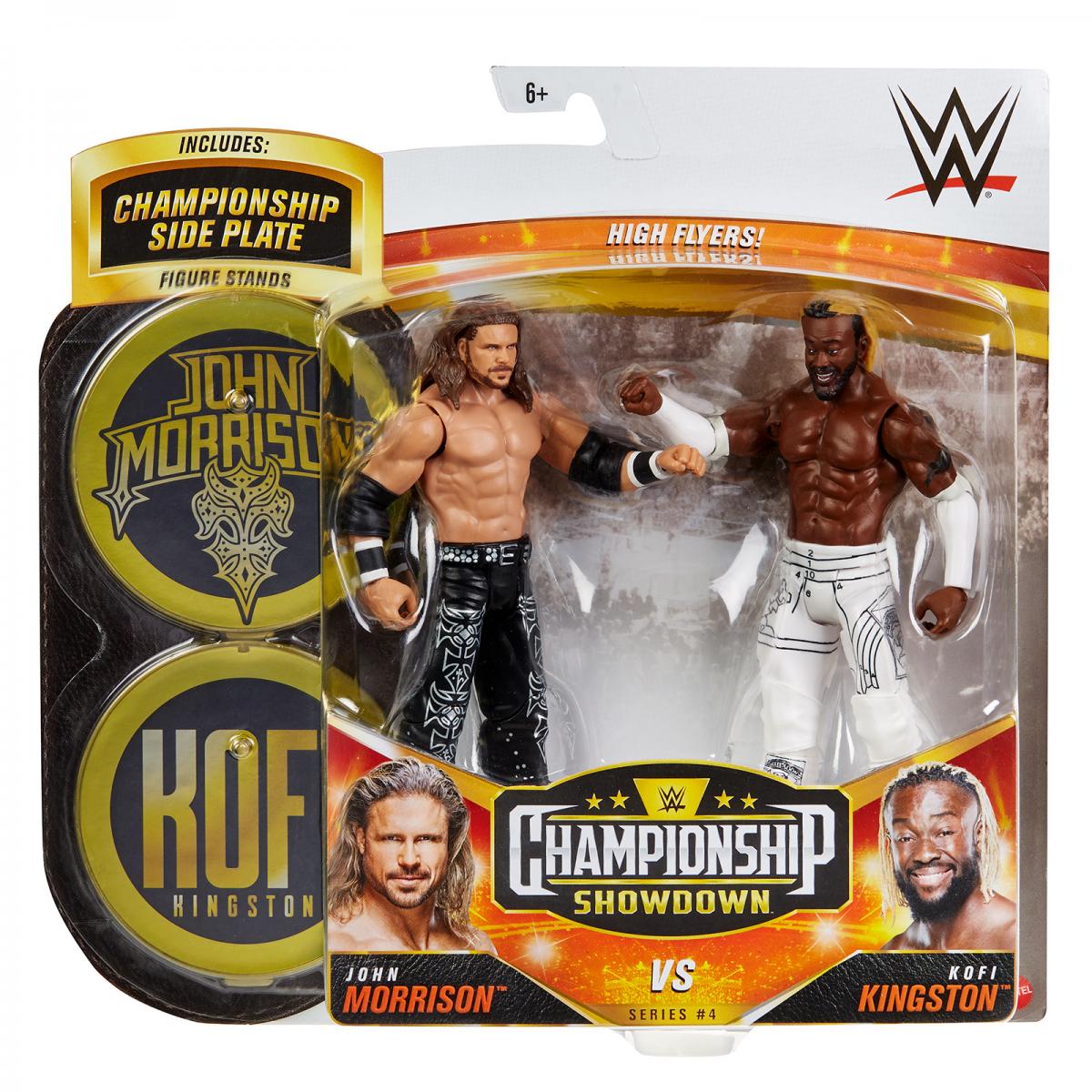 WWE Mattel Championship Showdown 4 John Morrison vs. Kofi Kingston Action & Toy Figures PWcatalog