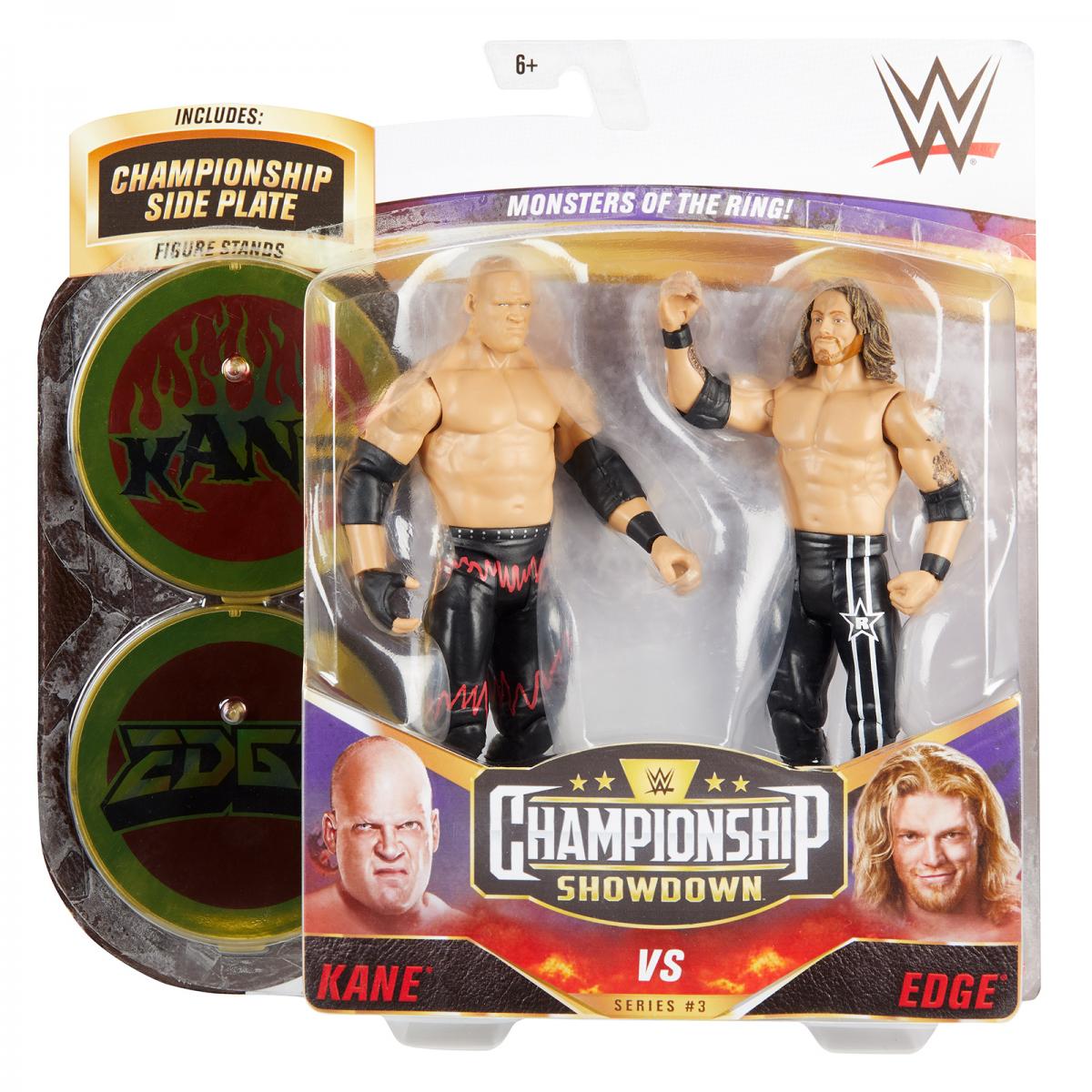 WWE Mattel Championship Showdown 3 Kane vs. Edge Action & Toy Figures PWcatalog