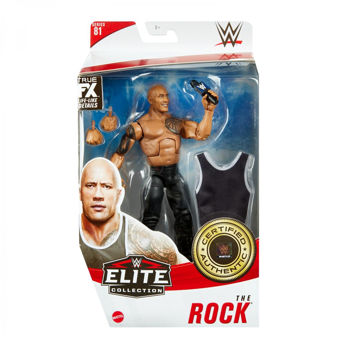WWE Mattel Elite Collection Series 81 The Rock Action & Toy Figures PWcatalog