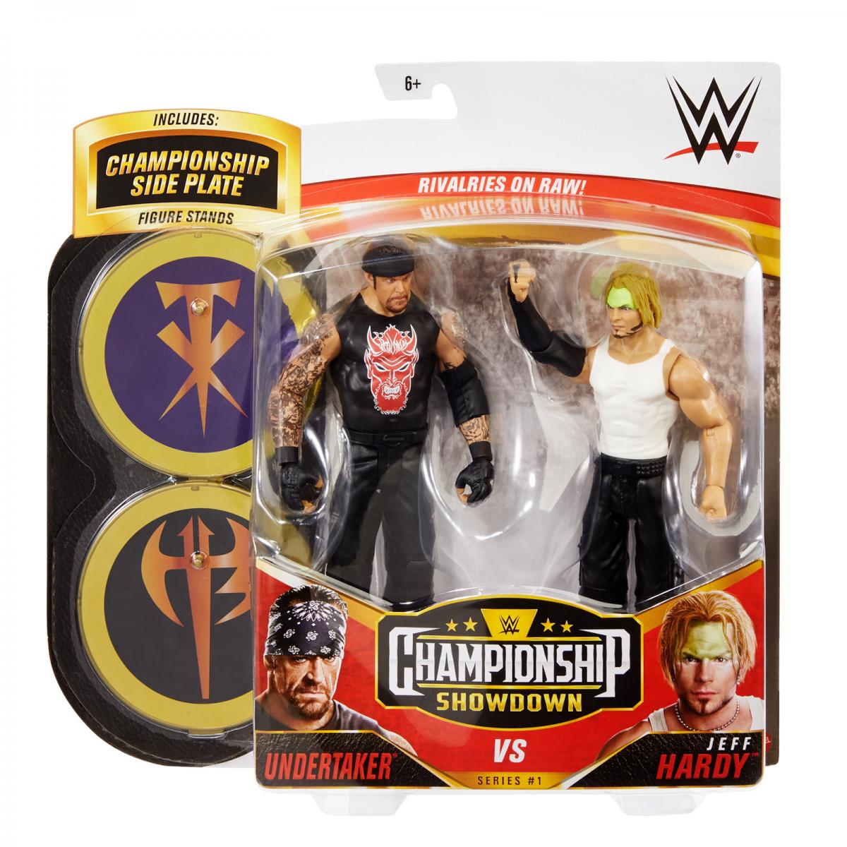 WWE Mattel Championship Showdown 1 Undertaker vs. Jeff Hardy Action & Toy Figures PWcatalog