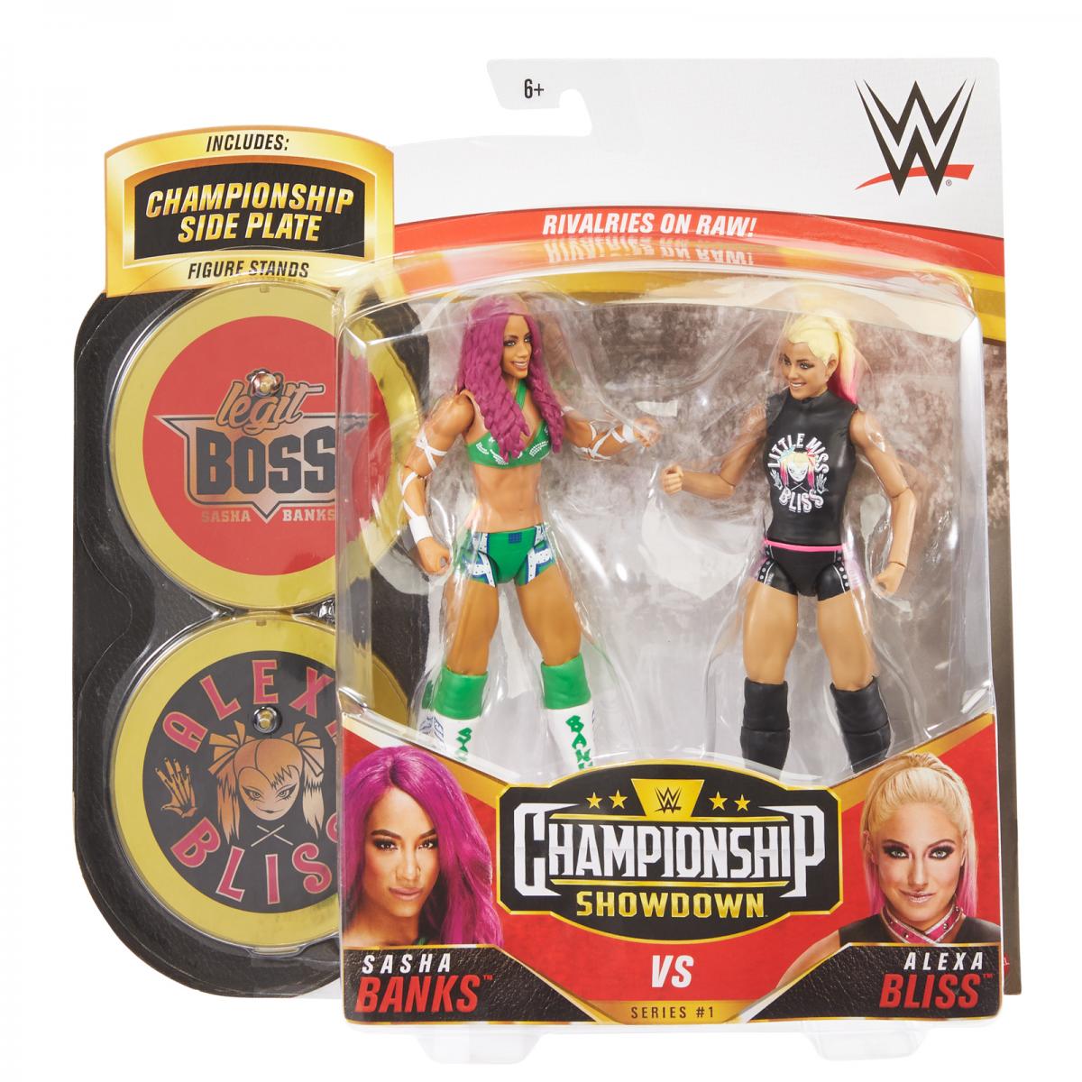 WWE Mattel Championship Showdown 1 Sasha Banks vs. Alexa Bliss Action & Toy Figures PWcatalog