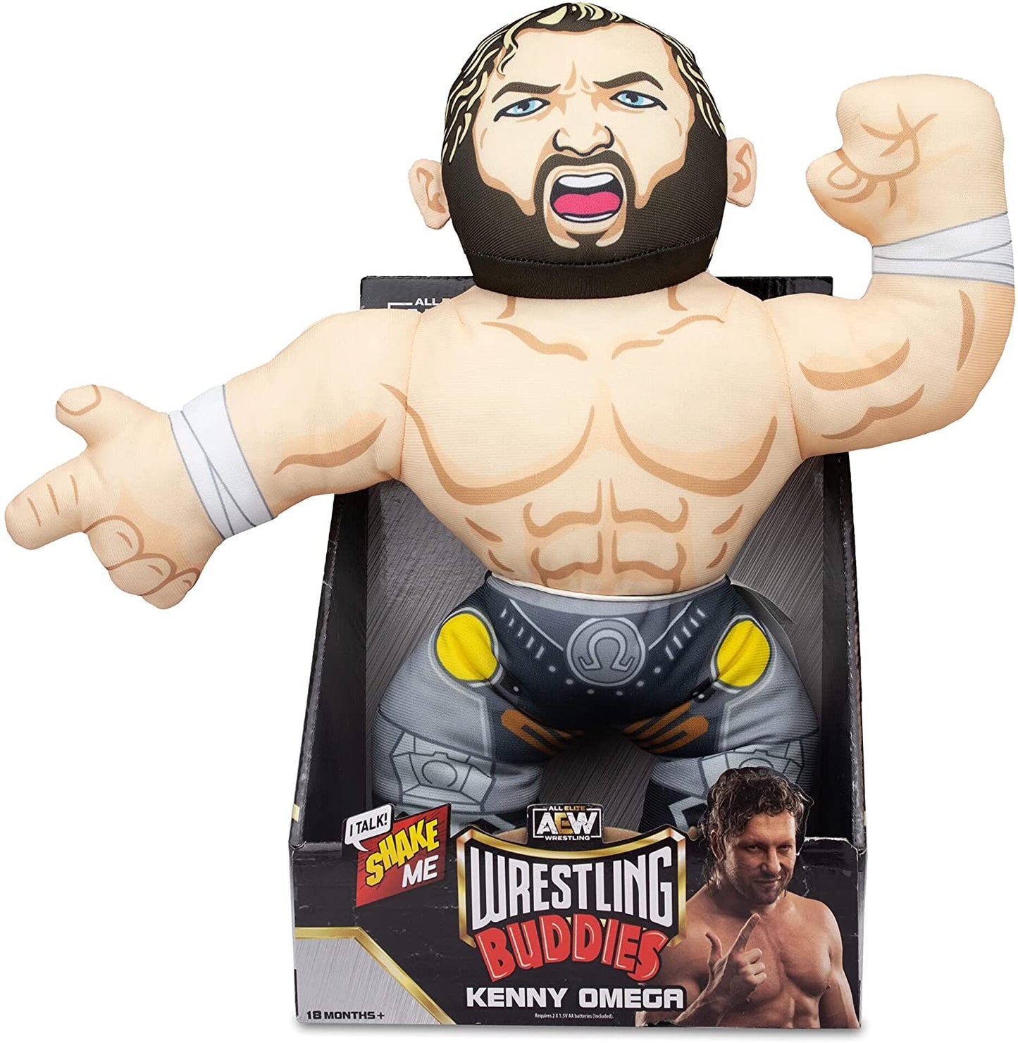 AEW Jazwares Wrestling Buddies 1 Kenny Omega Action & Toy Figures PWcatalog
