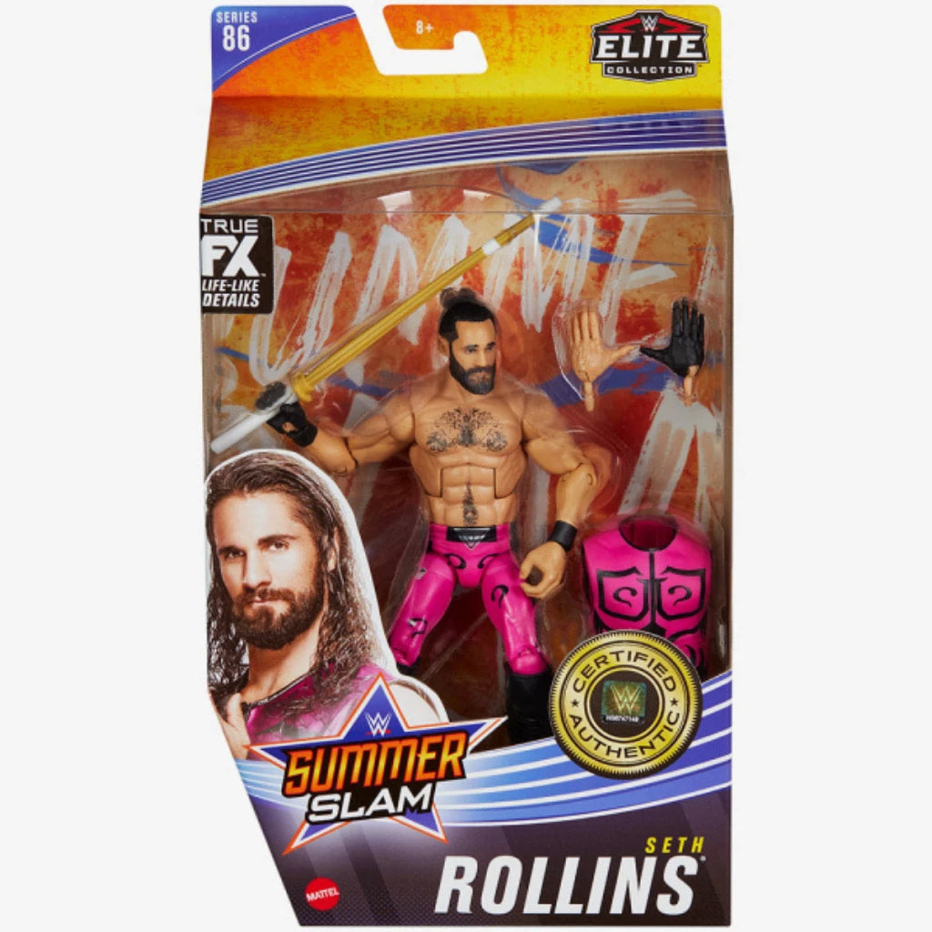 WWE Mattel Elite Collection Series 86 Seth Rollins Action & Toy Figures PWcatalog