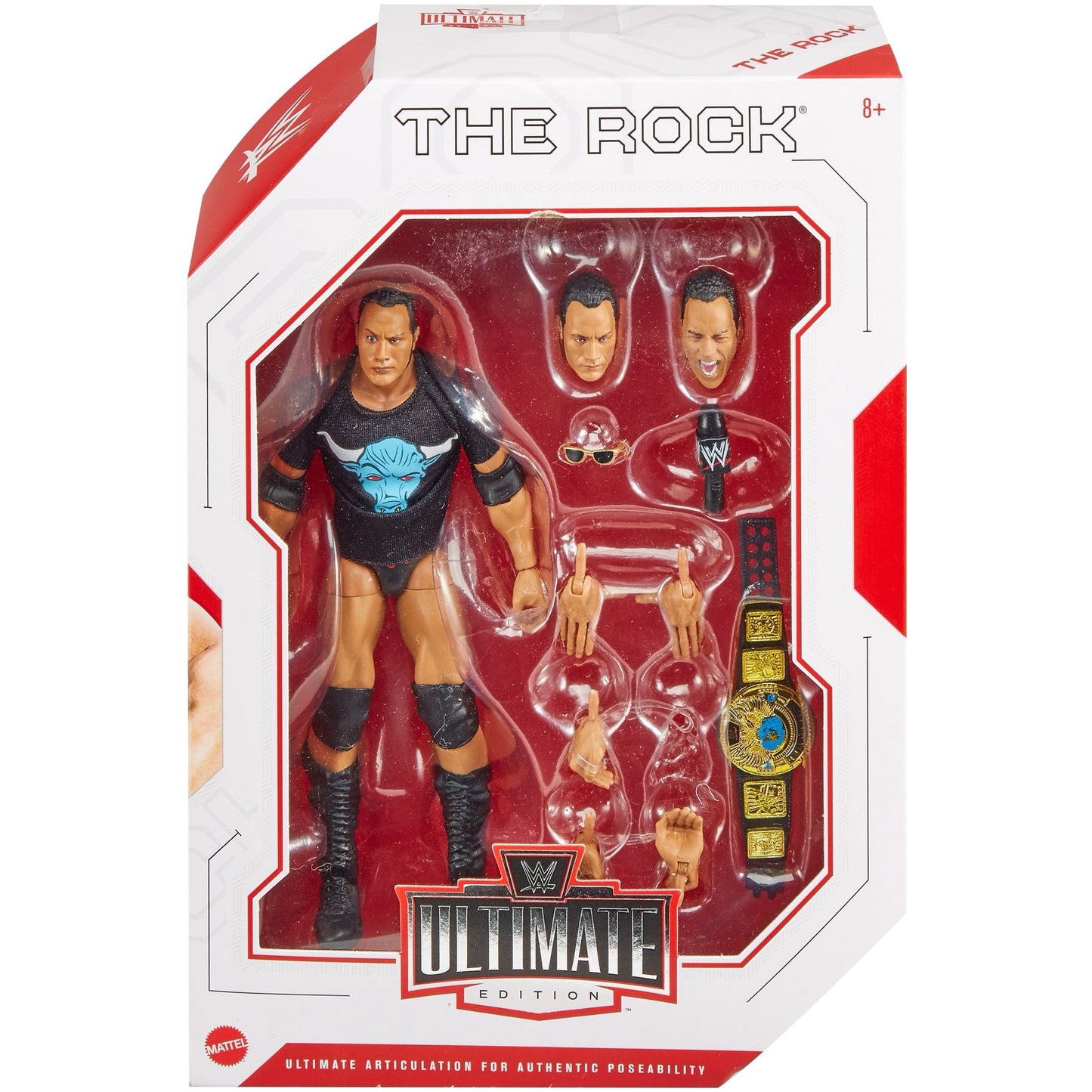 WWE Mattel Ultimate Edition 6 The Rock Action & Toy Figures PWcatalog