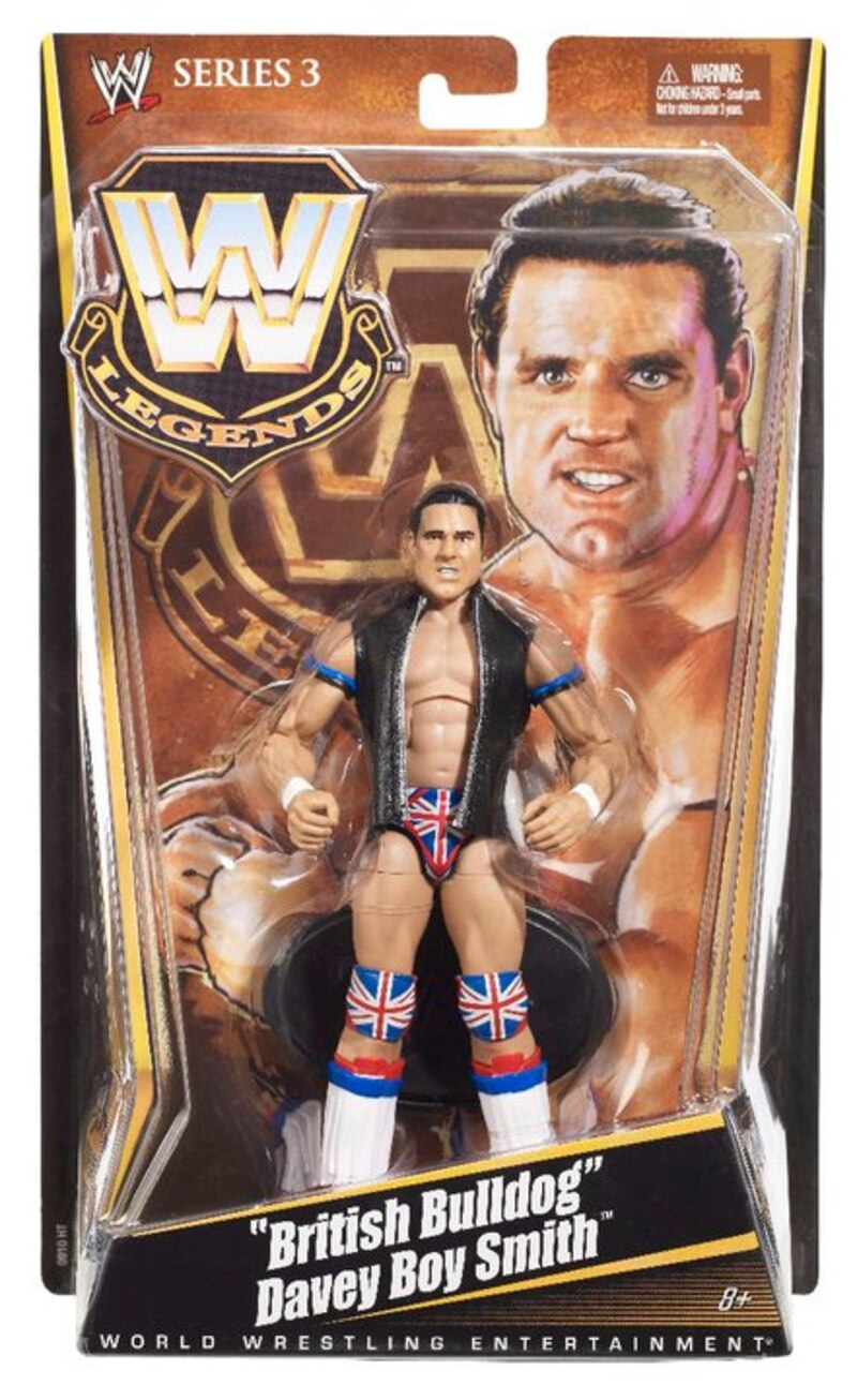 WWE Mattel Legends 3 "British Bulldog" Davey Boy Smith Action & Toy Figures PWcatalog