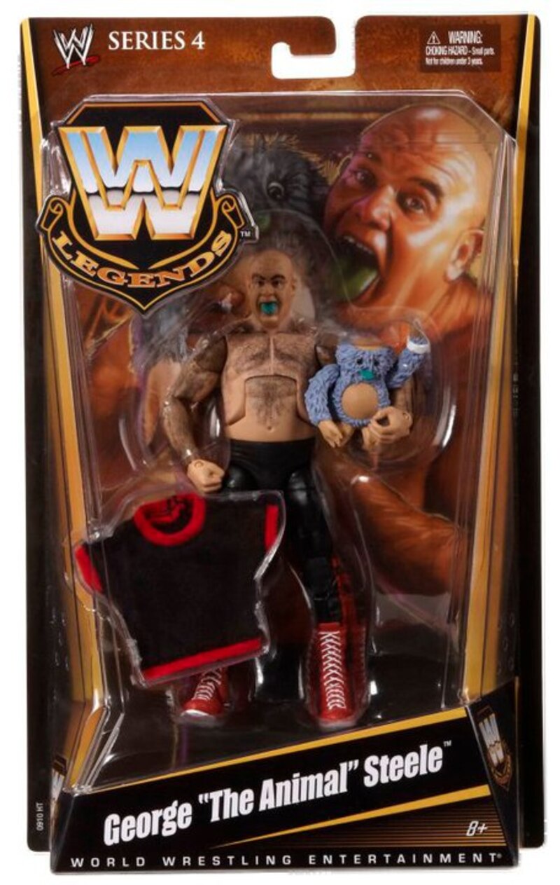 WWE Mattel Legends 4 George "The Animal" Steele Action & Toy Figures PWcatalog