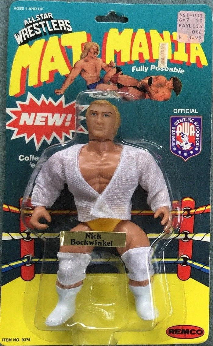 AWA Remco All Star Wrestlers 4 "Mat Mania" Nick Bockwinkel Action & Toy Figures PWcatalog
