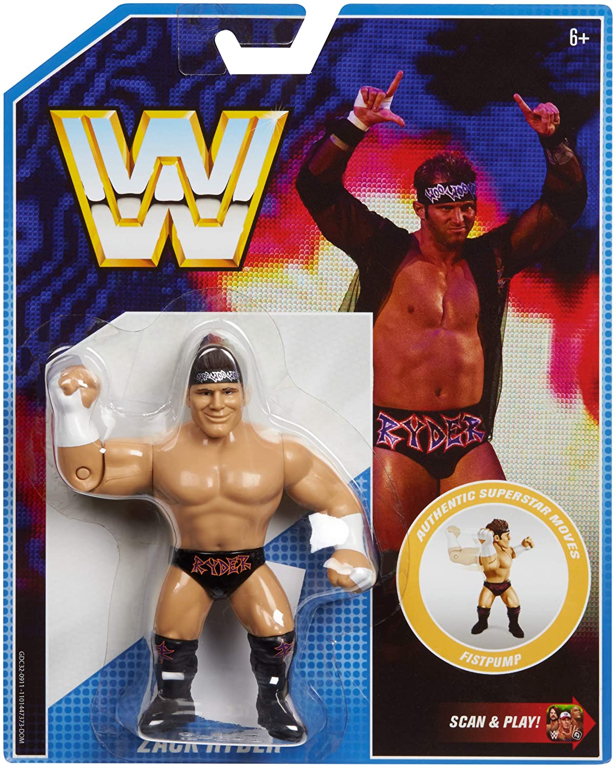 WWE Mattel Retro 8 Zack Ryder Action & Toy Figures PWcatalog