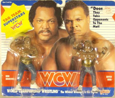 WCW Galoob WCW Galoob Series 1 Tag Teams Doom: Ron Simmons & Butch Reed Action & Toy Figures PWcatalog
