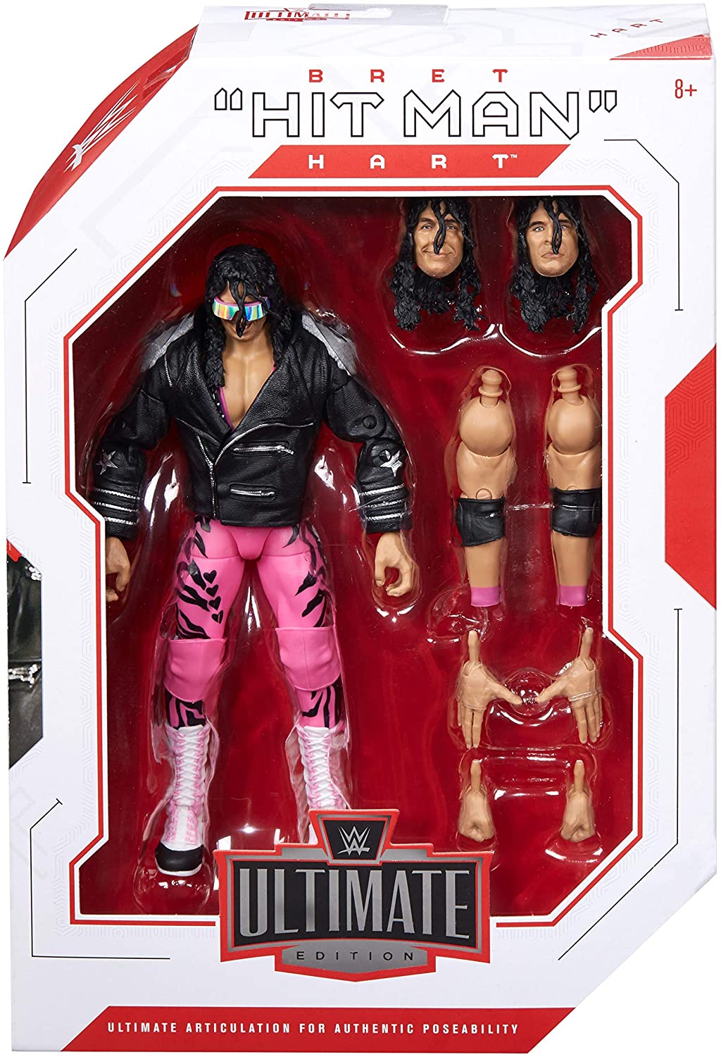 WWE Mattel Ultimate Edition 2 Bret "Hit Man" Hart Action & Toy Figures PWcatalog