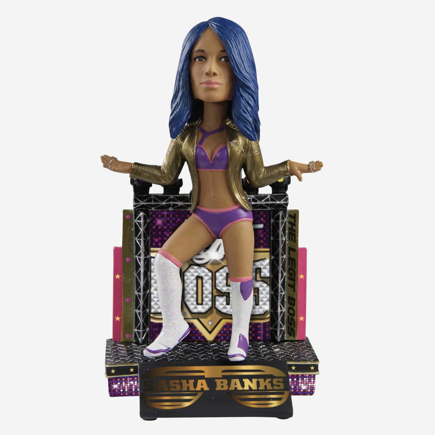 WWE FOCO Bobbleheads Limited Edition Sasha Banks Action & Toy Figures PWcatalog