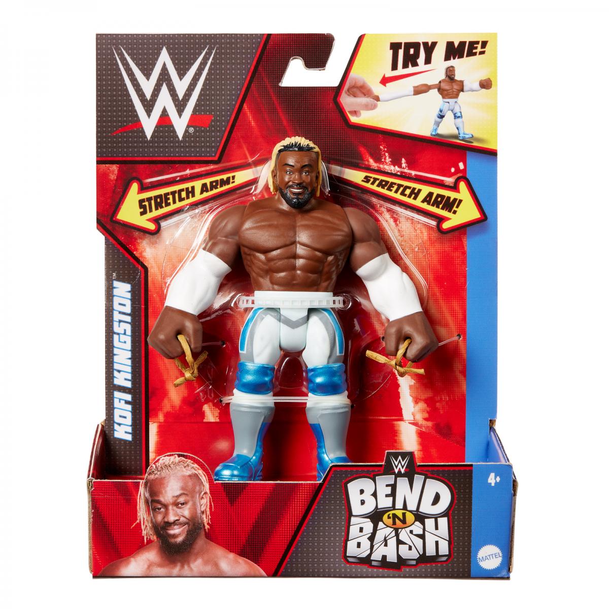 WWE Mattel Bend 'N' Bash 2 Kofi Kingston Action & Toy Figures PWcatalog