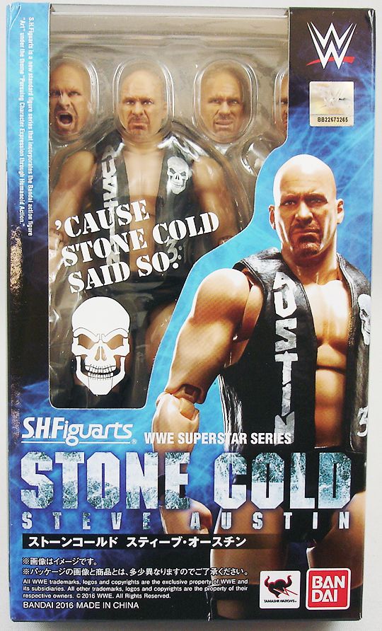 WWE Bandai S.H. Figuarts WWE Superstar Series Stone Cold Steve Austin Action & Toy Figures PWcatalog
