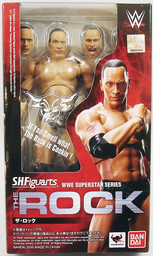 WWE Bandai S.H. Figuarts WWE Superstar Series The Rock Action & Toy Figures PWcatalog