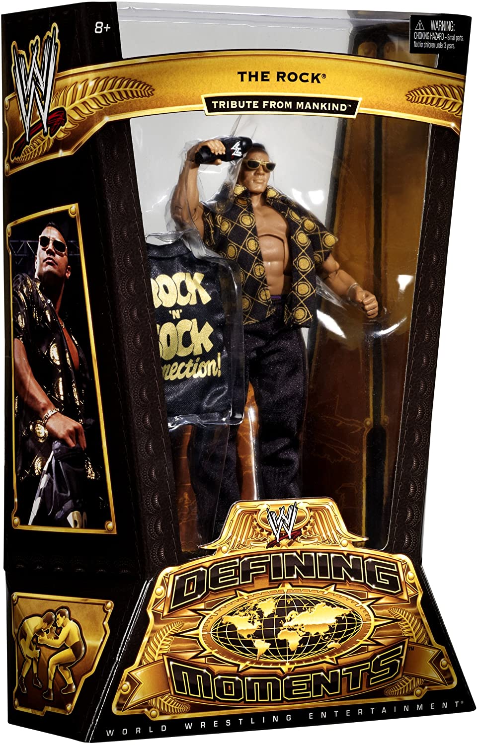 WWE Mattel Defining Moments 2 The Rock Action & Toy Figures PWcatalog