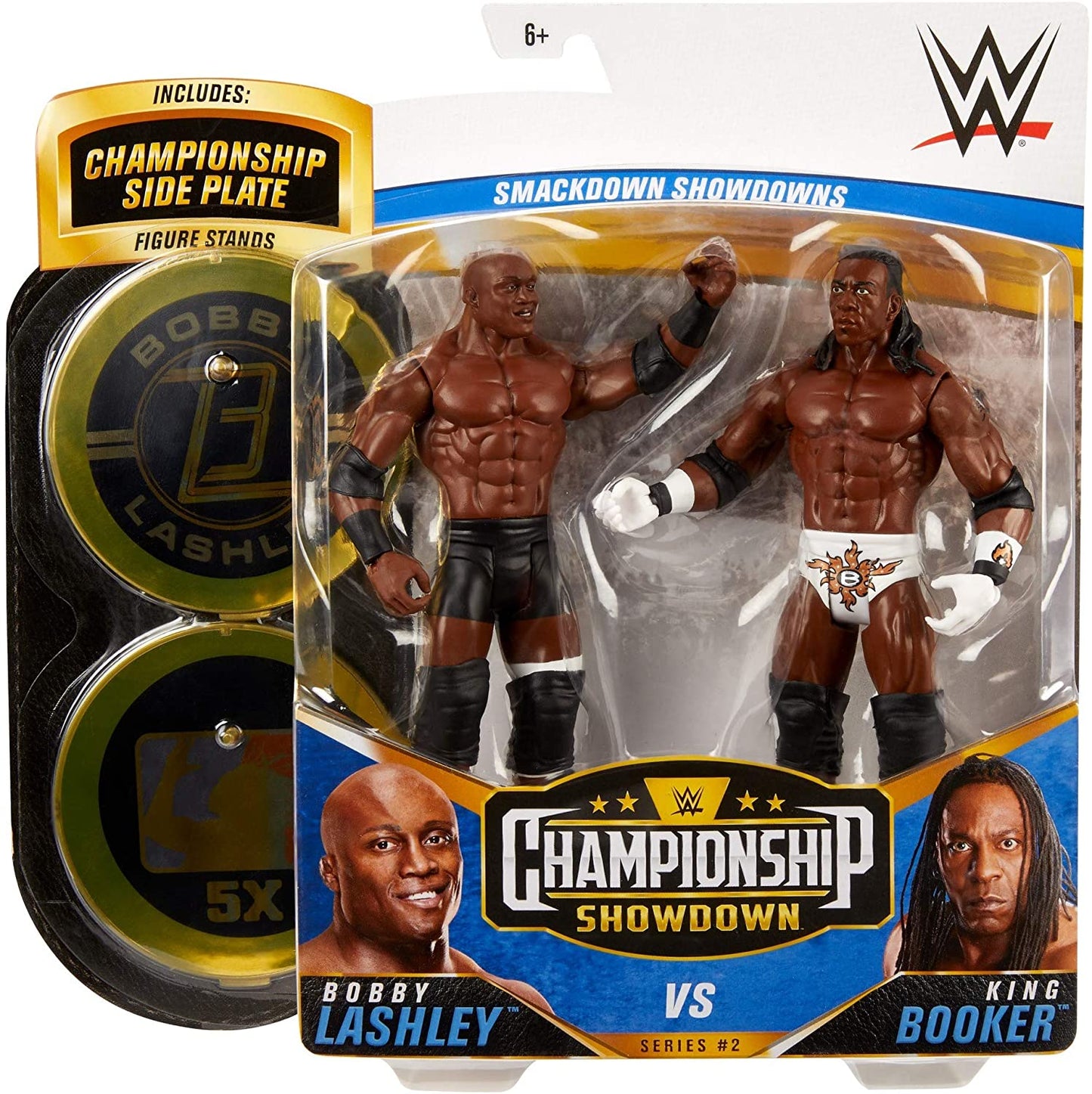 WWE Mattel Championship Showdown 2 Bobby Lashley vs. King Booker Action & Toy Figures PWcatalog