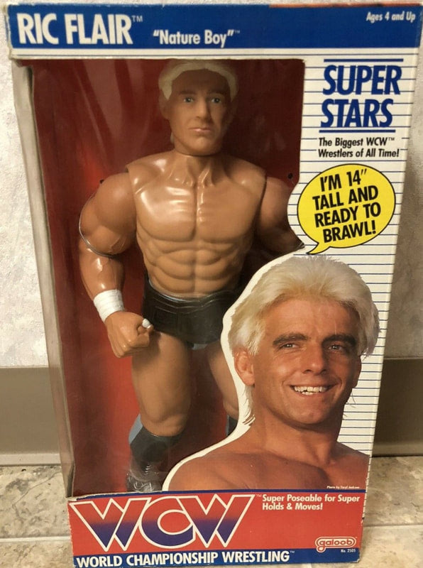 WCW Galoob WCW Galoob 14" Articulated Ric Flair Action & Toy Figures PWcatalog