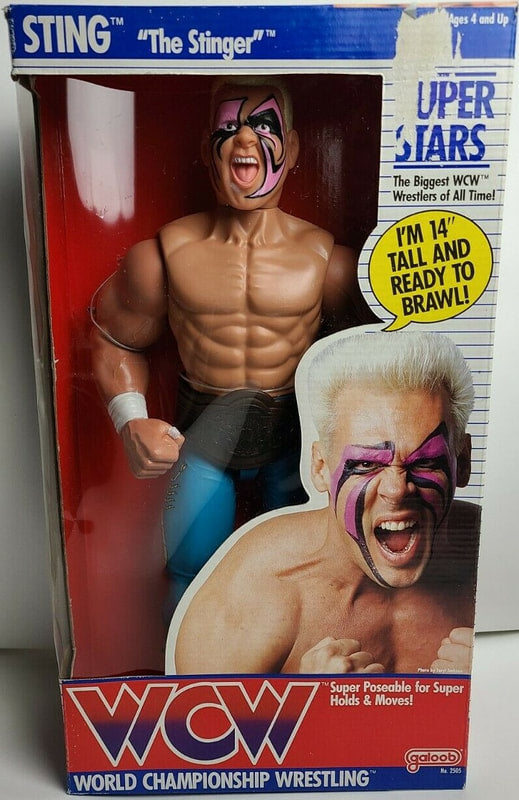 WCW Galoob WCW Galoob 14" Articulated Sting Action & Toy Figures PWcatalog