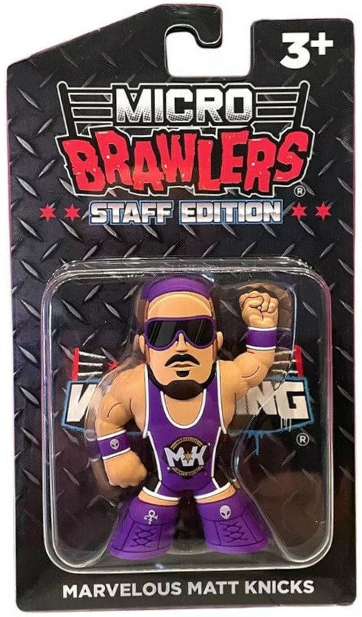 Pro Wrestling Tees Micro Brawlers Staff Edition Marvelous Matt Knicks Action & Toy Figures PWcatalog