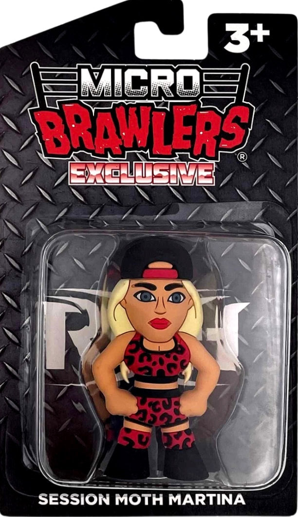 ROH Pro Wrestling Tees Micro Brawlers Exclusives Session Moth Martina Action & Toy Figures PWcatalog