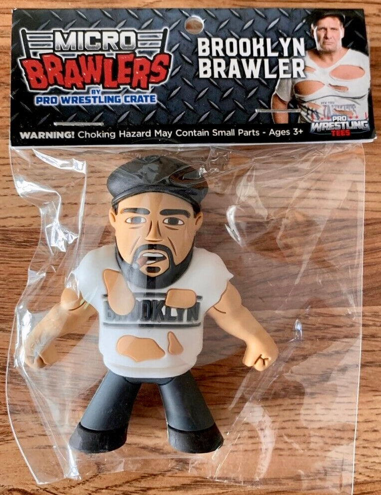Pro Wrestling Tees Micro Brawlers 1 Brooklyn Brawler Action & Toy Figures PWcatalog