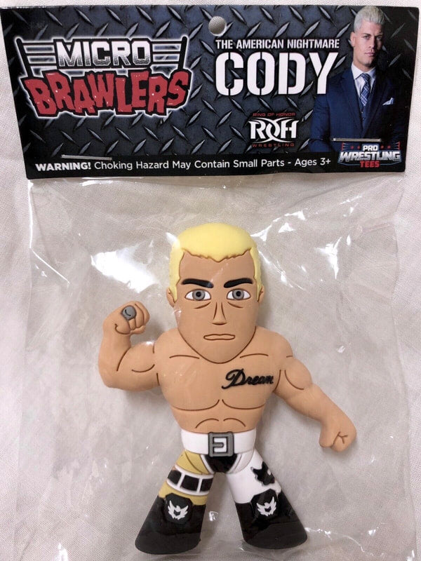 Pro Wrestling Tees Micro Brawlers 1 "The American Nightmare" Cody Action & Toy Figures PWcatalog