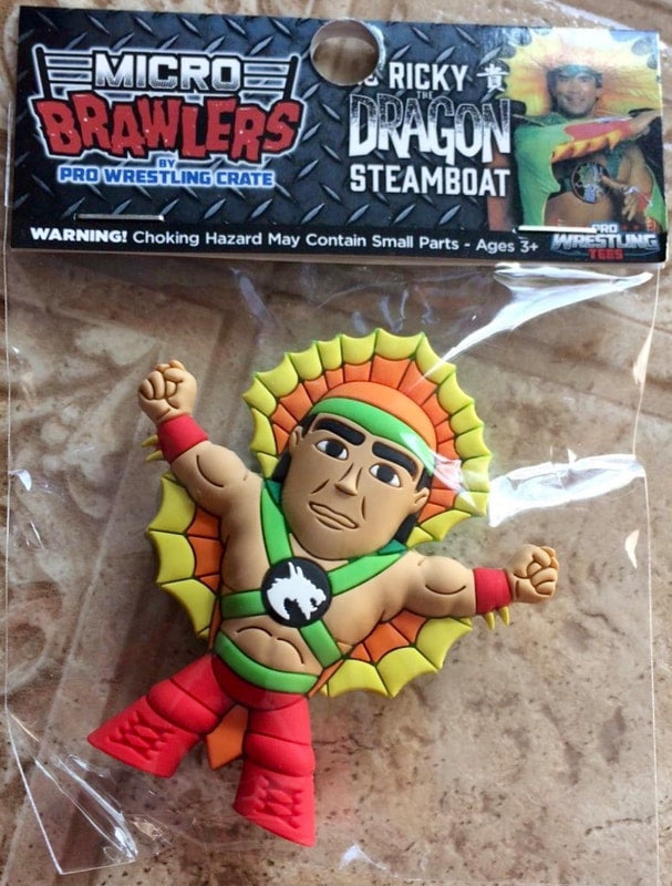 Pro Wrestling Tees Micro Brawlers 1 Ricky "The Dragon" Steamboat Action & Toy Figures PWcatalog