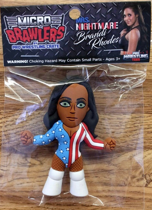 Pro Wrestling Tees Micro Brawlers 2 "Mrs. Nightmare" Brandi Rhodes Action & Toy Figures PWcatalog