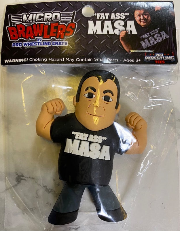 Pro Wrestling Tees Micro Brawlers 3 "Fat Ass" Masa Action & Toy Figures PWcatalog