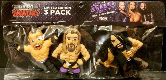 Pro Wrestling Tees Micro Brawlers 4 The Kingdom: Matt Taven, TK O'Ryan & Vinny Marseglia Action & Toy Figures PWcatalog