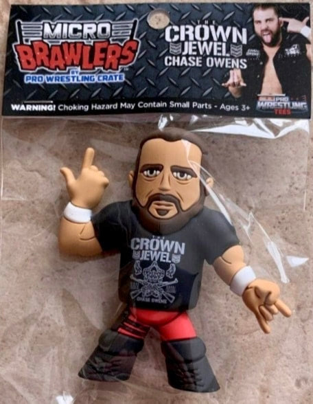 Pro Wrestling Tees Micro Brawlers 5 "Crown Jewel" Chase Owens Action & Toy Figures PWcatalog