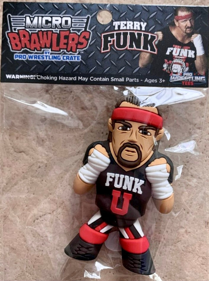 Pro Wrestling Tees Micro Brawlers 5 Terry Funk Action & Toy Figures PWcatalog