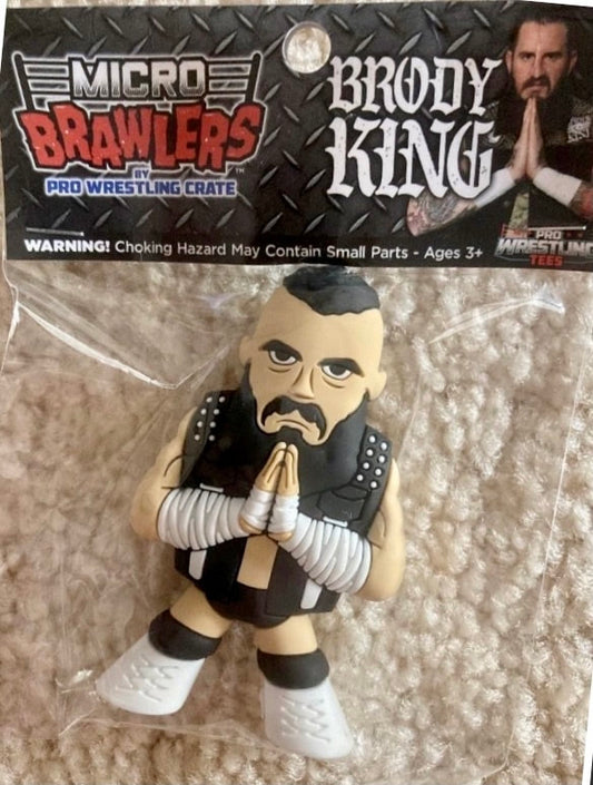 Pro Wrestling Tees Micro Brawlers 6 Brody King Action & Toy Figures PWcatalog